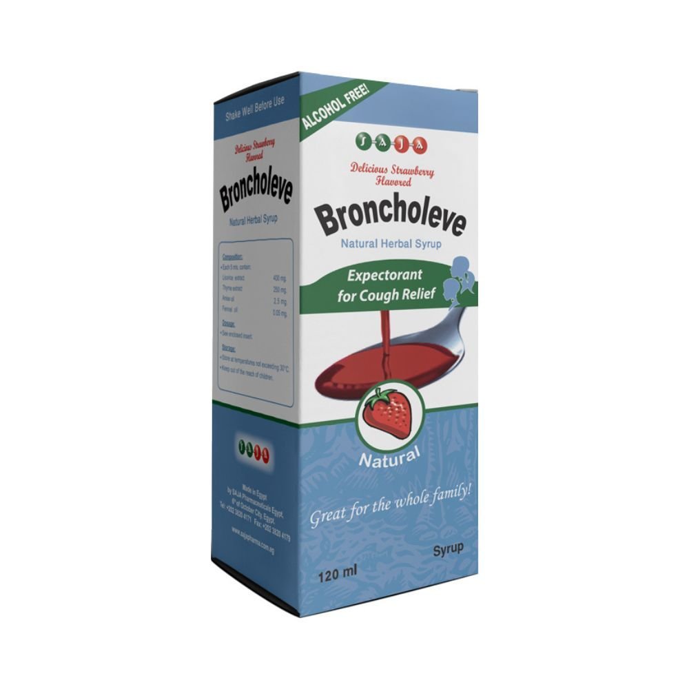 BRONCHOLEVE HERBAL COUGH SYRUP 120ML BRONCHOLEVE HERBAL COUGH SYRUP 120ML - Image 1