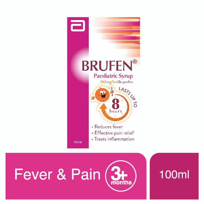 BRUFEN PAED SYRUP 100ML BRUFEN PAED SYRUP 100ML - Image 1