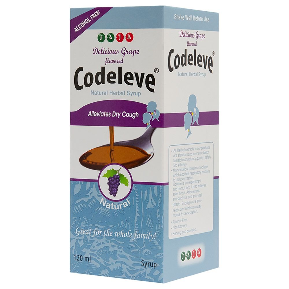 CODELEVE HERBAL SYRUP 120ML CODELEVE HERBAL SYRUP 120ML - Image 1