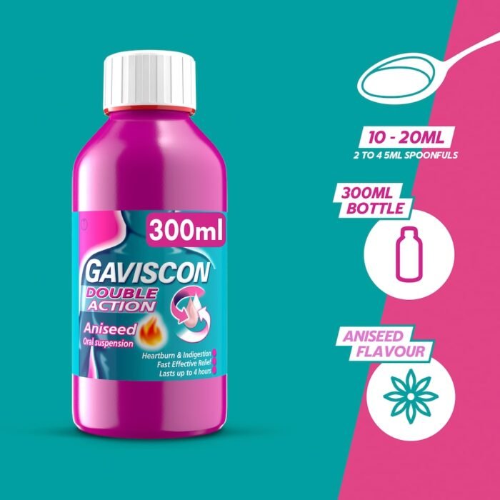 GAVISCON DOUBLE ACTION 300ml Susp - Image 3