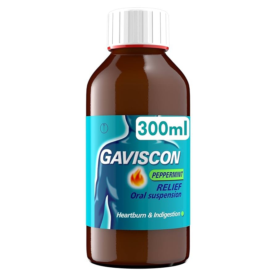 GAVISCON PEPPERMINT FLAVOUR 300ml GAVISCON PEPPERMINT FLAVOUR 300ml - Image 1