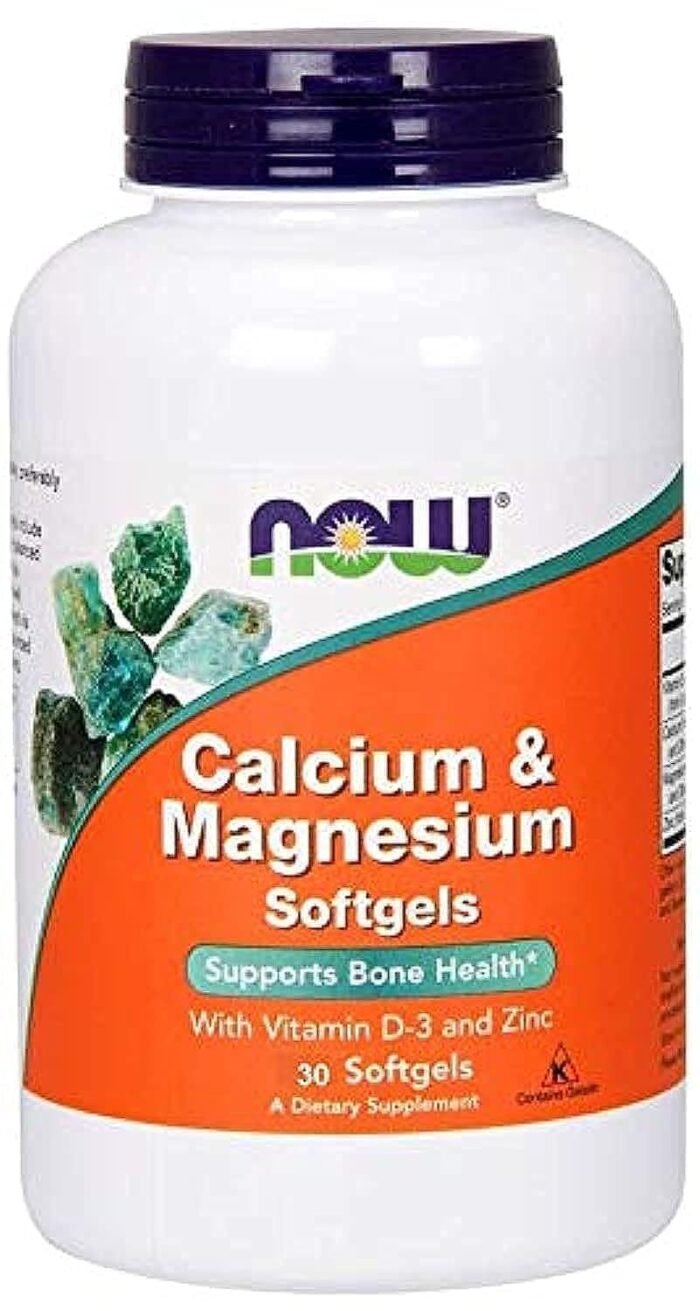 NOW CALCIUM MAGNESIUM SOFTGELS 30 S - Image 1
