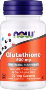 NOW GLUTATHIONE 500MG CAP 30s