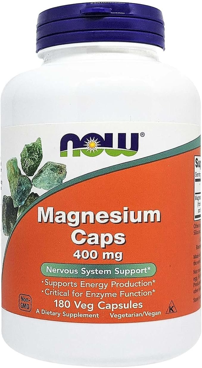 NOW MAGNESIUM 400mg 180s NOW MAGNESIUM 400mg 180s - Image 1