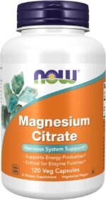 NOW MAGNESIUM CITRATE - 120 CAPS