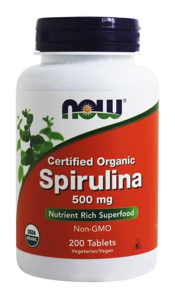 NOW SPIRULINA 500MG - 200S NOW SPIRULINA 500MG - 200S - Image 1