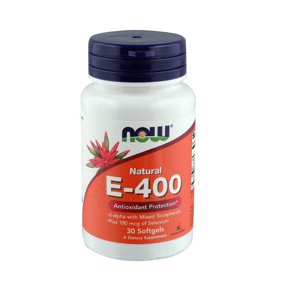 NOW VIT E 400 SELENIUM 30S NOW VIT E 400 SELENIUM 30S - Image 1