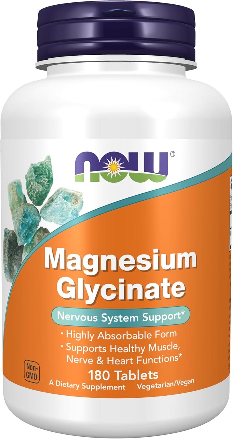 Now Magnesium Glycinate 180 Tablets Now Magnesium Glycinate 180 Tablets - Image 1
