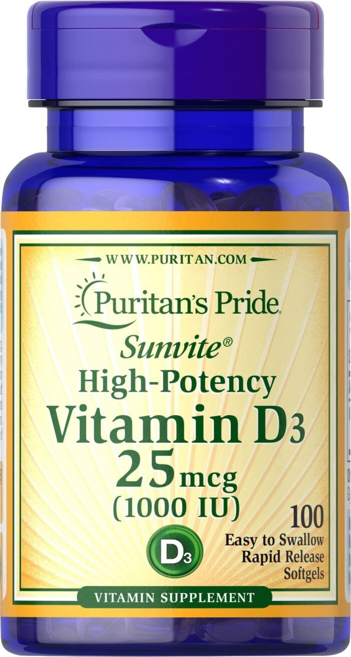 PP HIGH POTENCY VIT D3 1000IU 100s - Image 1