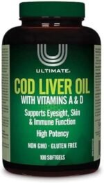 ULTIMATE COD LIVER OIL WITH A&D 100S SOFTGELS