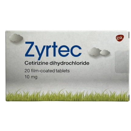 ZYRTEC 10MG 20 TABLETS