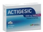 ACTIGESIC 1000MG 20S