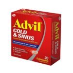 ADVIL COLD AND SINUS 20S