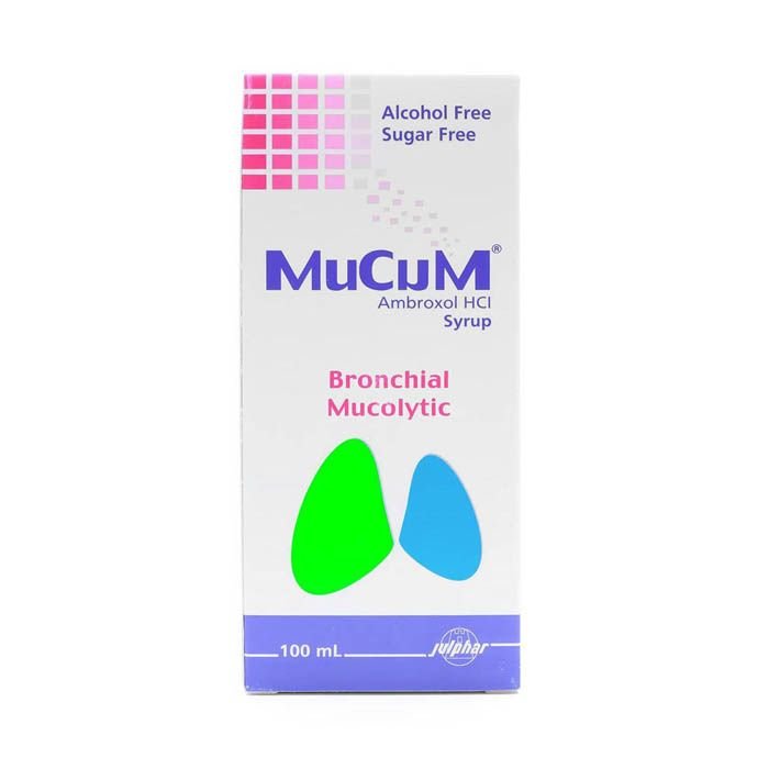 112245-3 Mucum Syrup 15mg/5ml Sugar Free 100 ml - Image 1