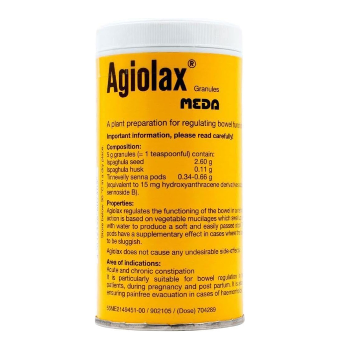 112934- 12 Agiolax Granules 250g Jar - Image 1