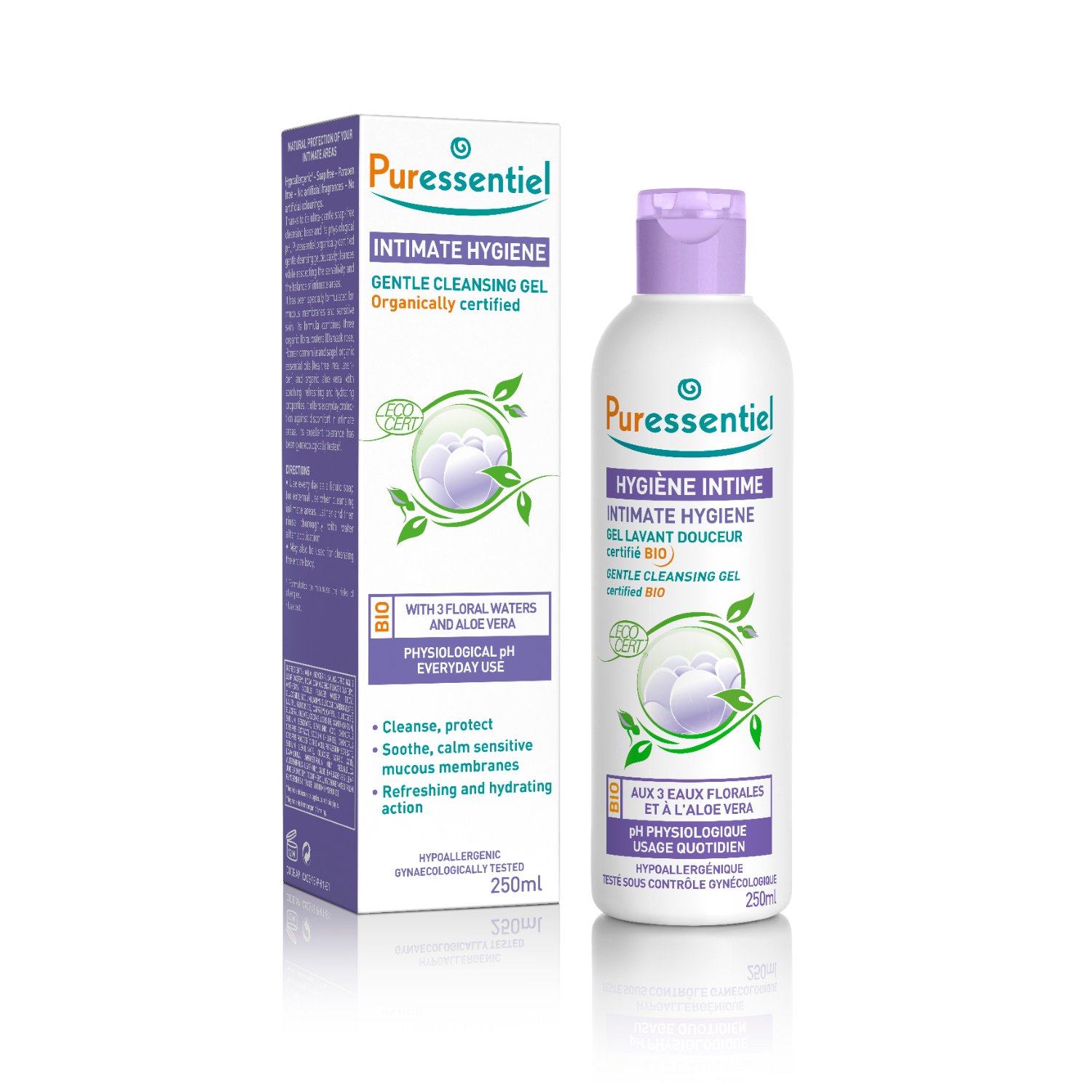 122336-001 Puressentiel Intimate Hygiene Gentle Cleansing Gel 250ml - Image 1