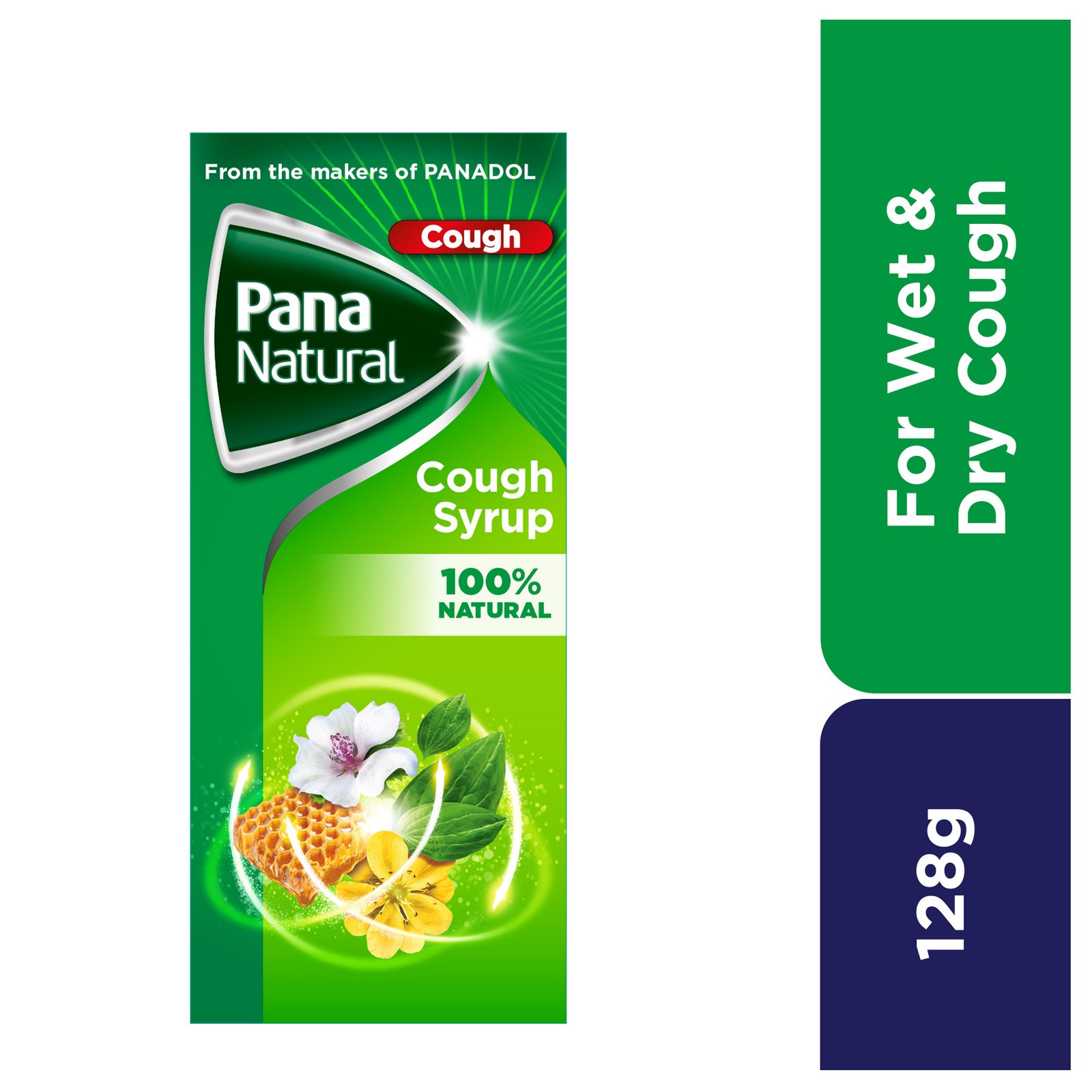 133401-001 Pana Natural Syrup For Wet & Dry Cough, 128g - Image 1