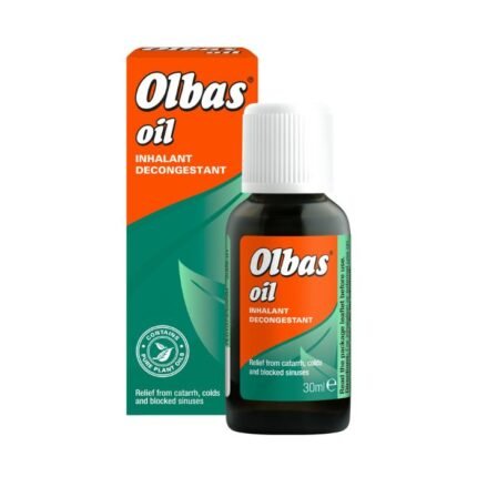 Olbas Inhalant Decongestant Oil, Natural Vapour Relief for Blocked Nose, Cold & Sinus Congestion, 30ml
