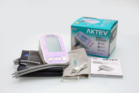 1_607f5a1e-2c37-43c4-b528-c289771f2710_540x AKTEV PW3Pro PulseWave BP Monitor With Built-in Stethoscope and Lithium Battery - Image 1
