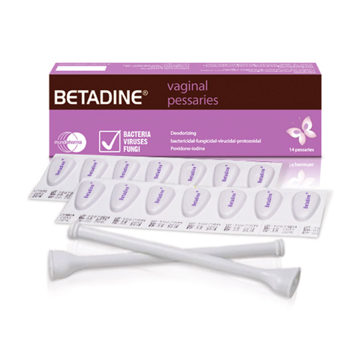 700x700-120 Betadine Vaginal Pessaries 14's - Image 1