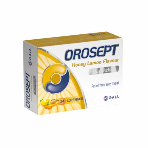 OROSEPT-LEmon-500x500 Orosept Honey Lemon Lozenges 24S - Image 1