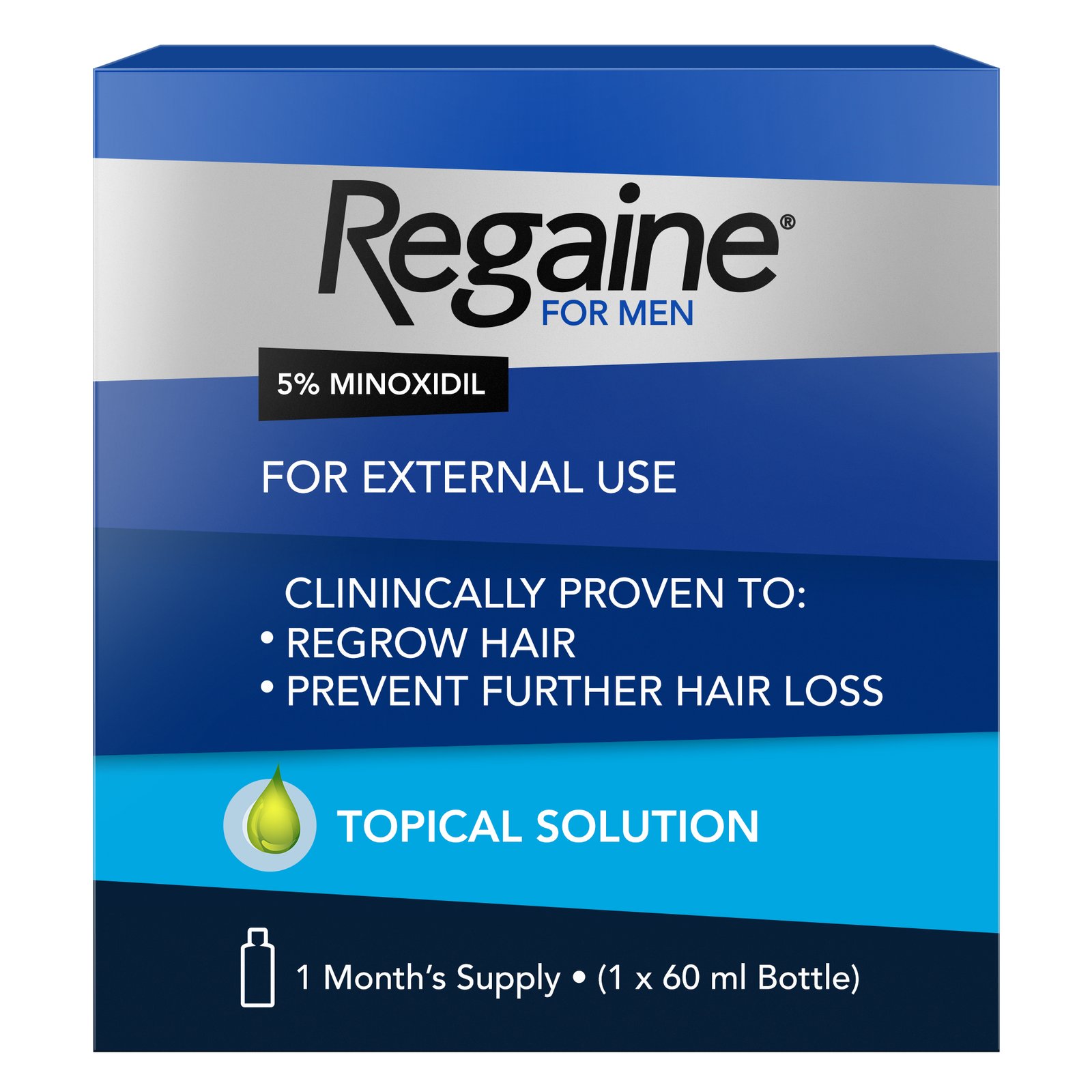 REGAINE Regaine 5% Top Solution 60ml - Image 1