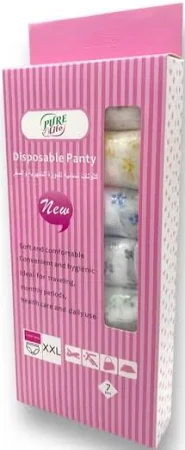 Pure Life Disposable Panty, Size XXL, Pack of 7's